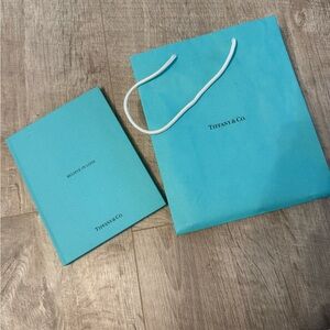 Tiffany & Co. Blue Gift Bag and ring book